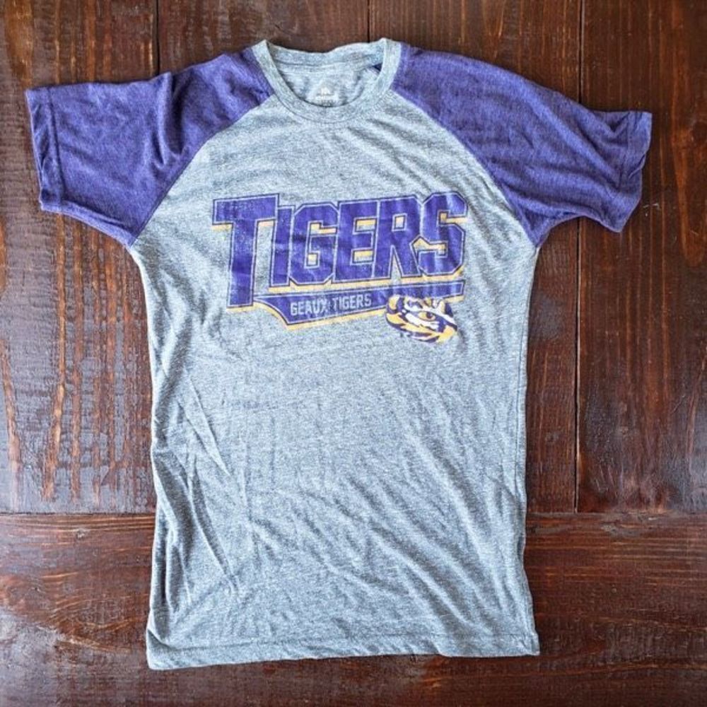 LSU Tigers National Championship Tee, Small, Purple and Gold